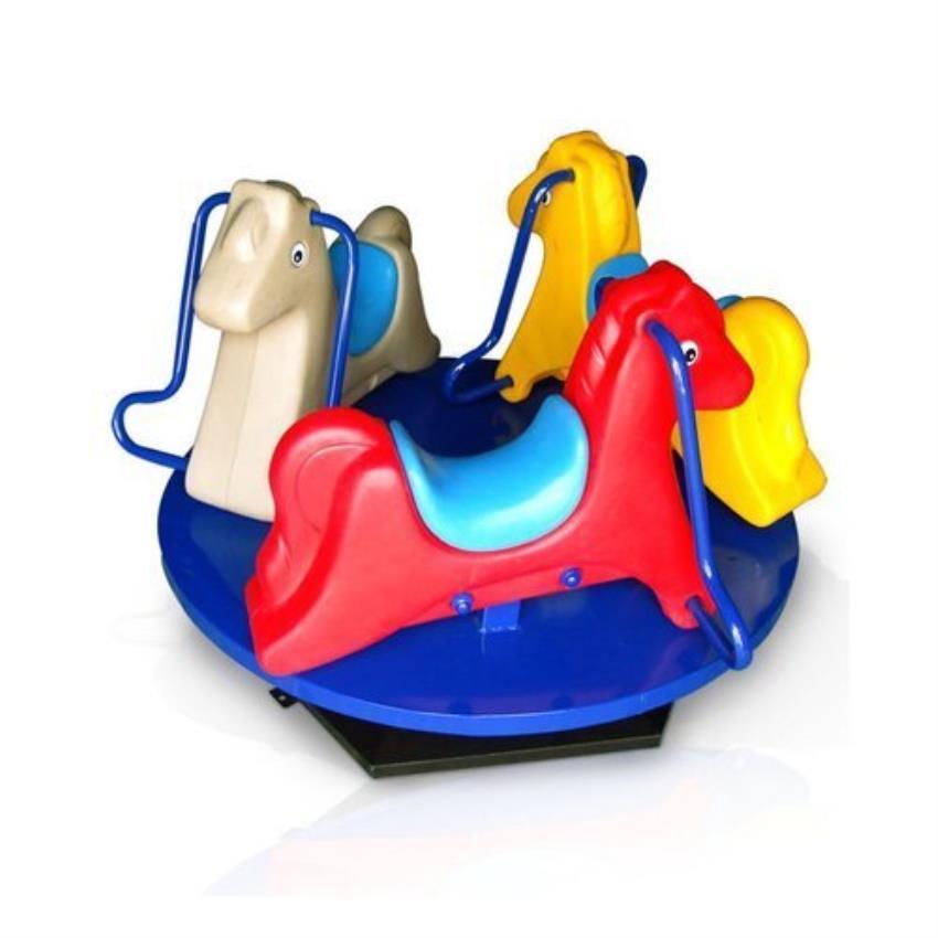 Plastic Iron Animal Merry Go Round