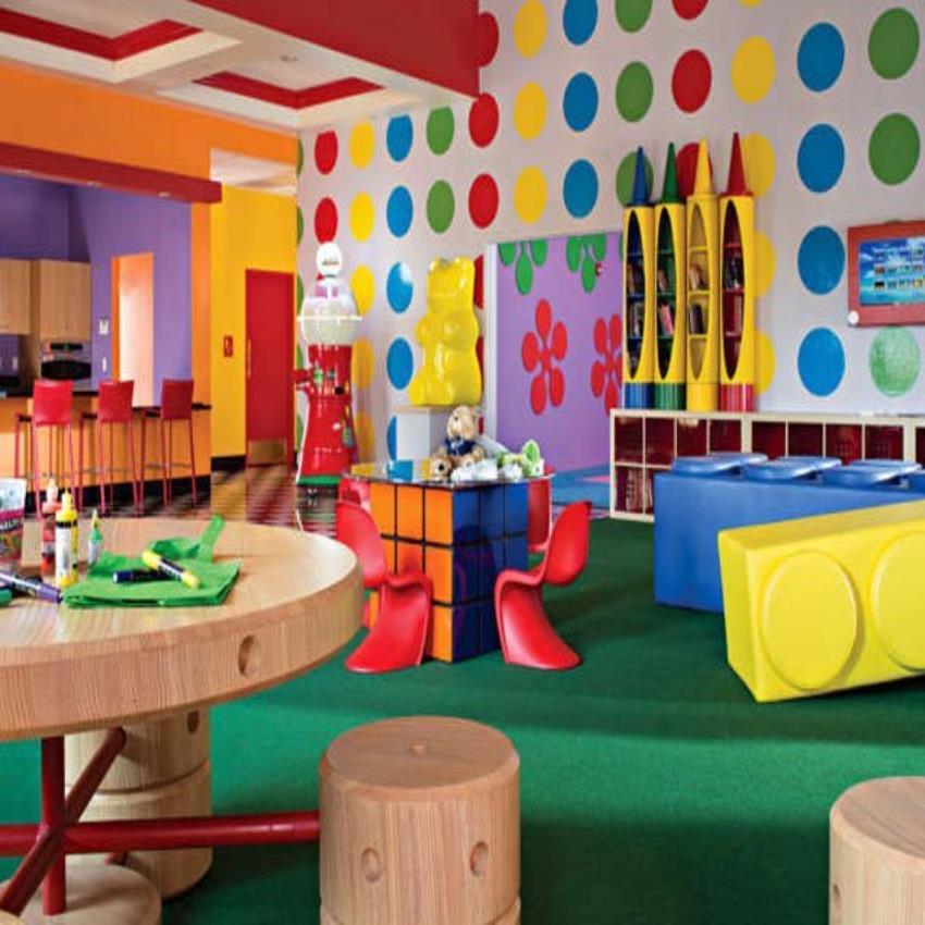 One Month Play School Interior