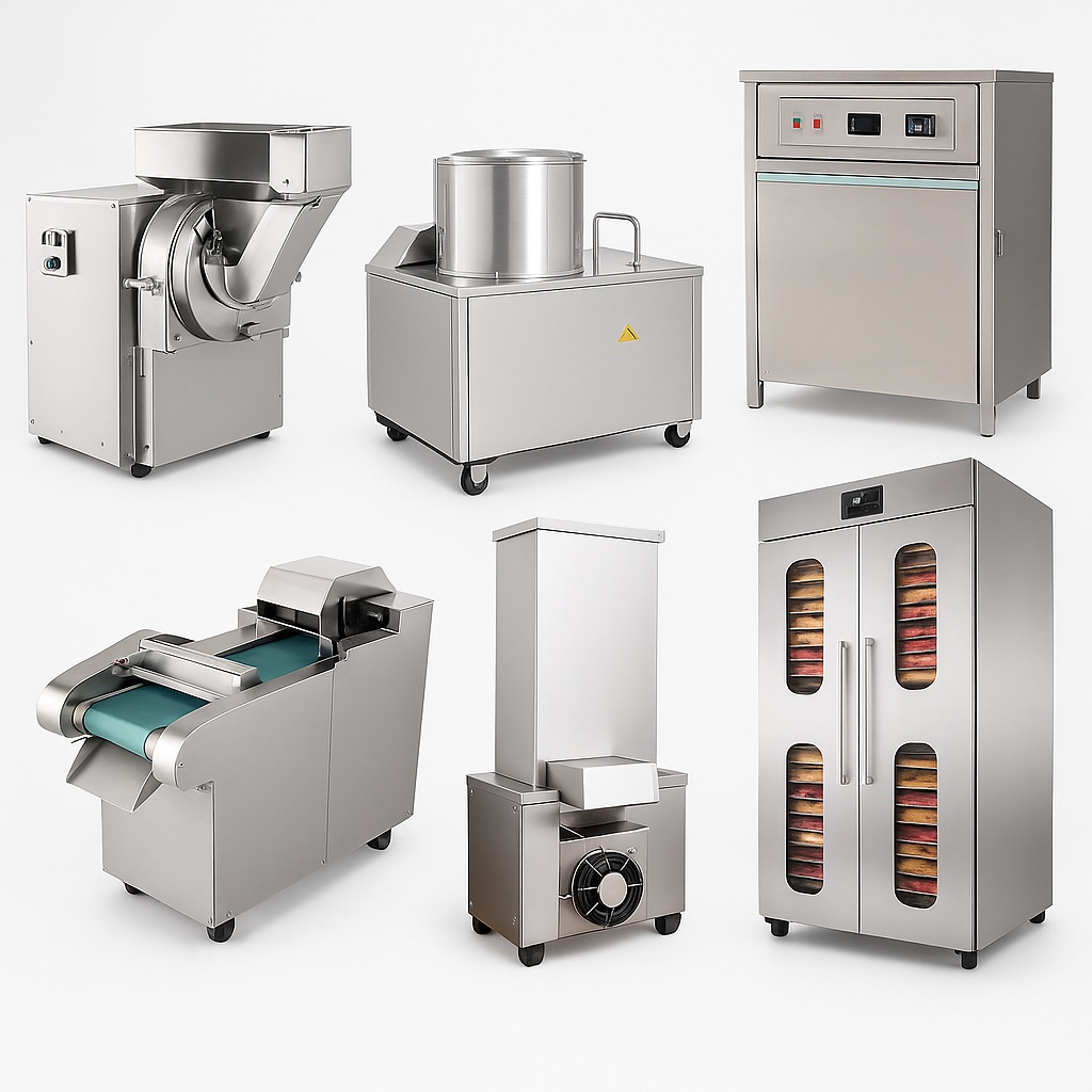 Onion Ginger Garlic Fruits Dehydrator Powder Machine