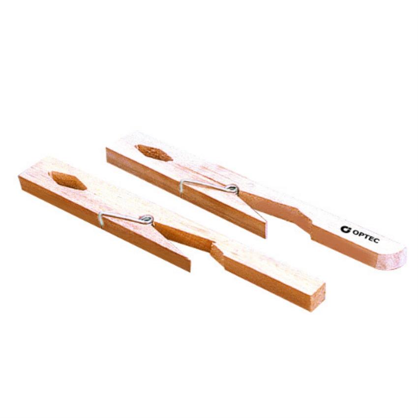 OPTEC Wooden Test Tube Rack 24cm