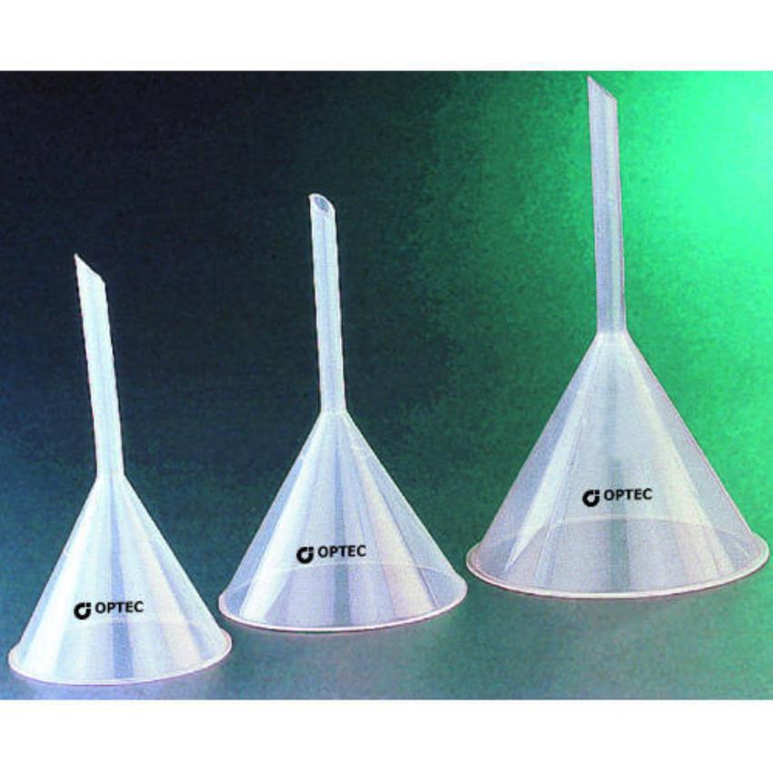 OPTEC Long Stem Polypropylene Funnel