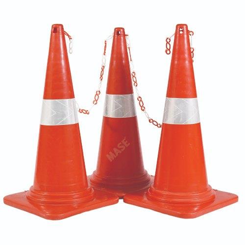 Orange Rubber Base Road Cone