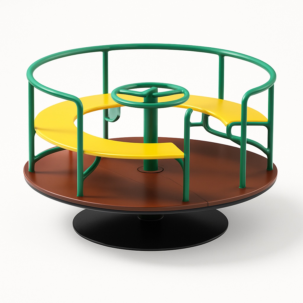Outdoor Playground Rotating Platform