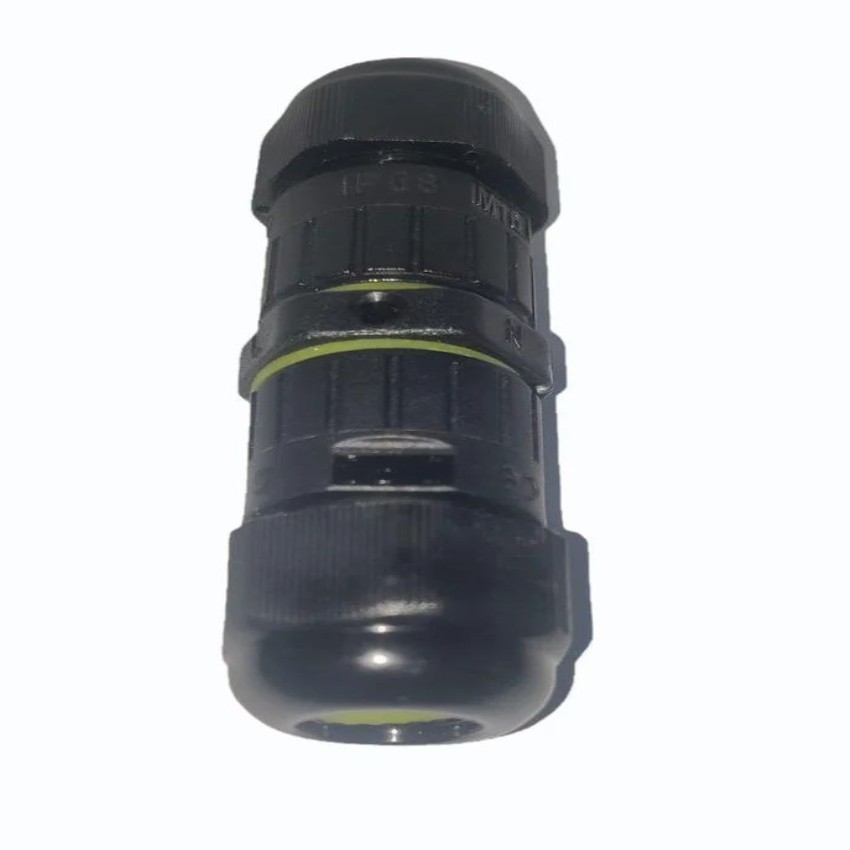 Outdoor Waterproof IP68 Electrical Cable Connector 3-Way M16