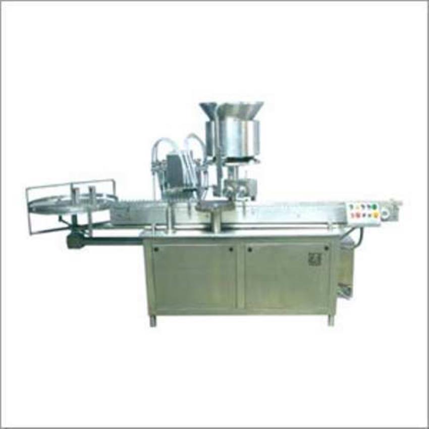 Pack Tech Four Head Vial Fill Machine