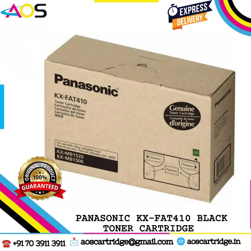 Panasonic KX-FAT410 Black Toner Cartridge