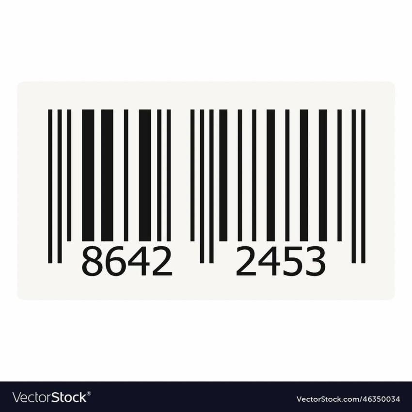 White Paper Barcode Sticker Labels (Roll)