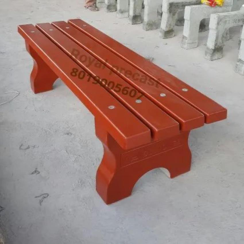 Park Bench Without Back Rest