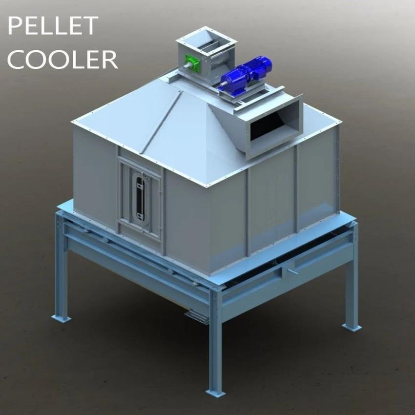 Stainless Steel Pellet Cooler, 6 tph