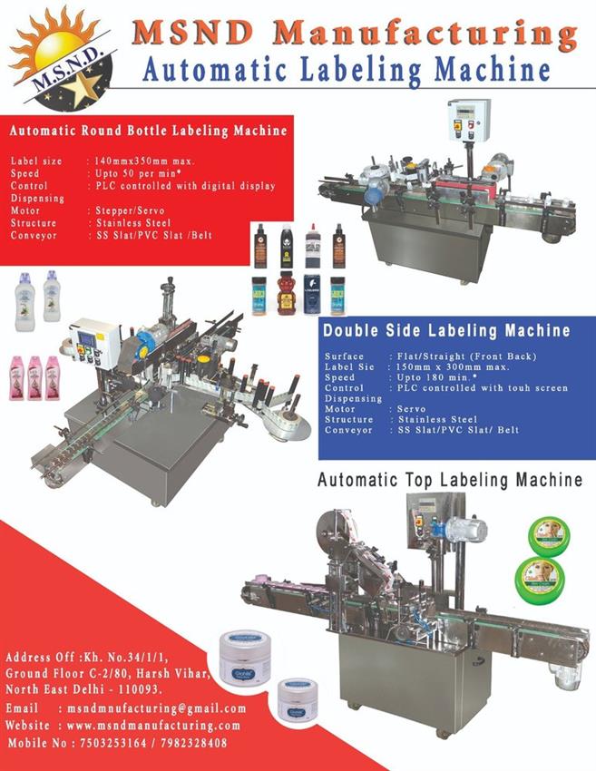Industrial PET Liquid Filling & Capping Labelling Machine