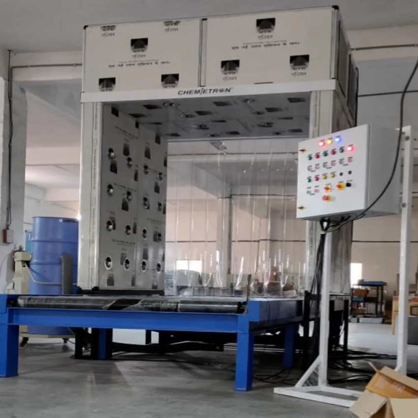 Pharmaceutical Stainless Steel Dust Removal Tunnel, Fully Automatic