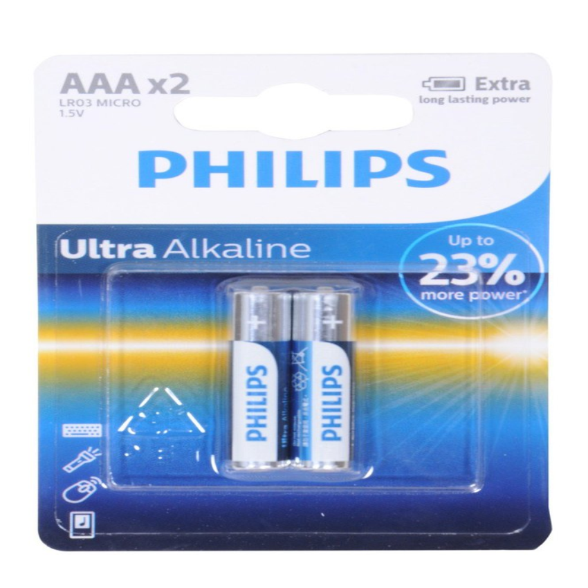 Philips Alkaline AAA Batteries 1.5V