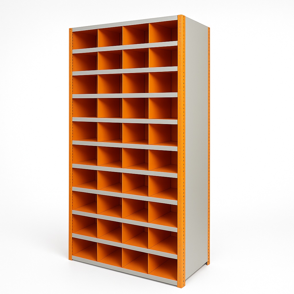 Mild Steel Pigeon Hole Storage Rack