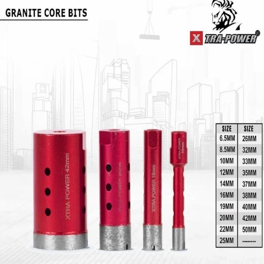 Pink Granite Core Bit, 50mm Diameter