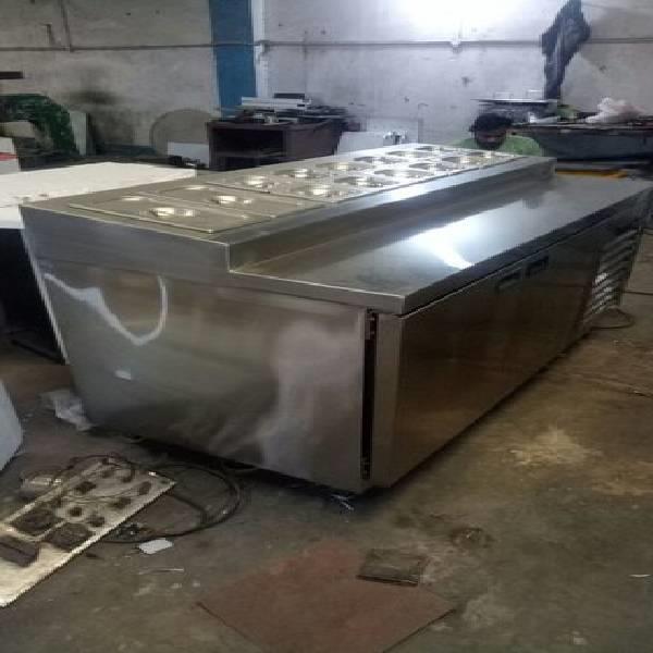 Polished SS Pizza Makeline