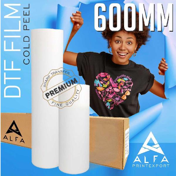 Plain Alfa PET 80 Micron Cold Peel Heat Transfer Film