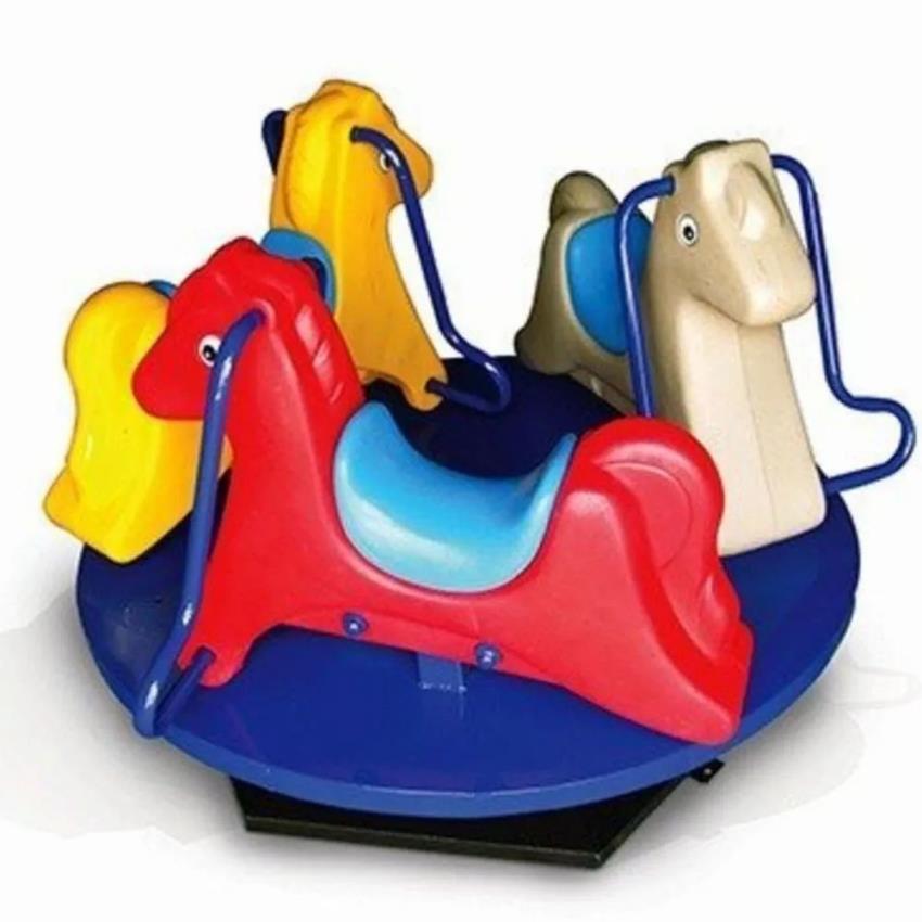 Plastic Mild Steel Kids Merry Go Round Swing Machine
