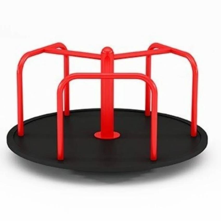 Plastic and Mild Steel Outdoor 5 Seater Merry Go Round Swing
