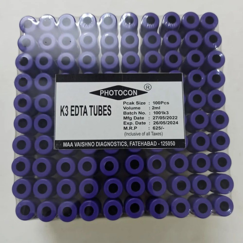 Plastic Blood Collection Vessel, Laboratory