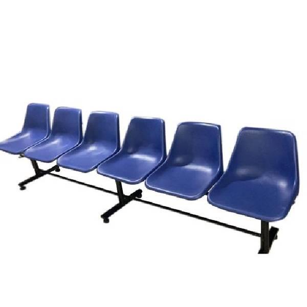 Plastic Blue Waiting Room Chair