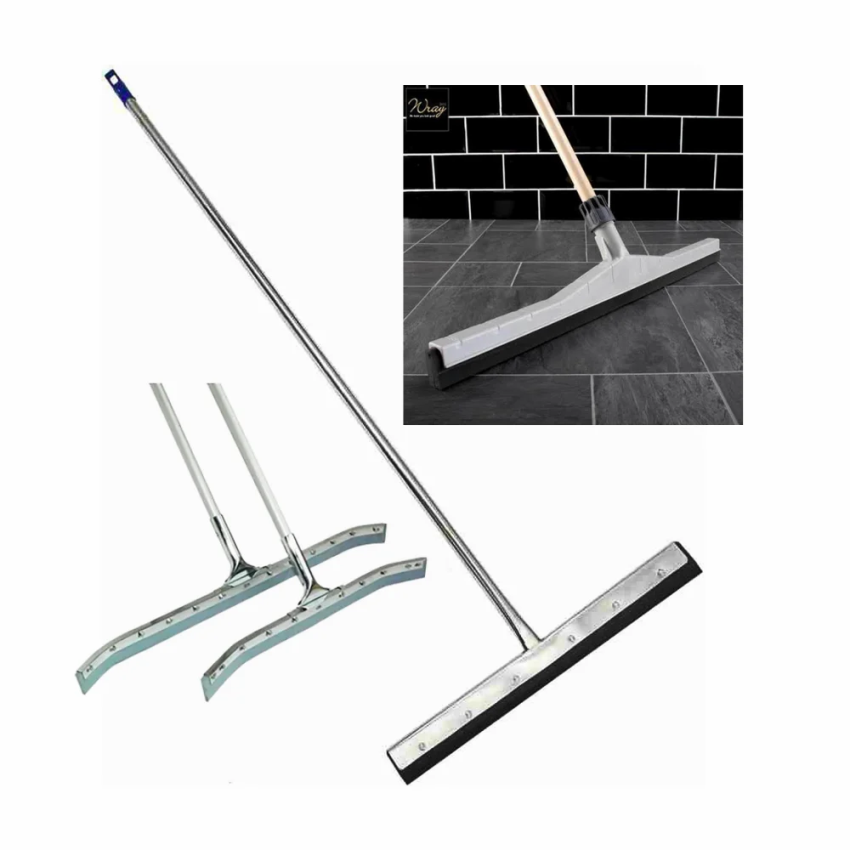 Commercial Grade Plastic Floor Squeegee, 16 Inch