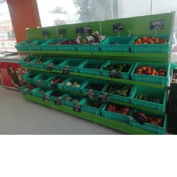 Plastic Fruits and Vegetables Rack