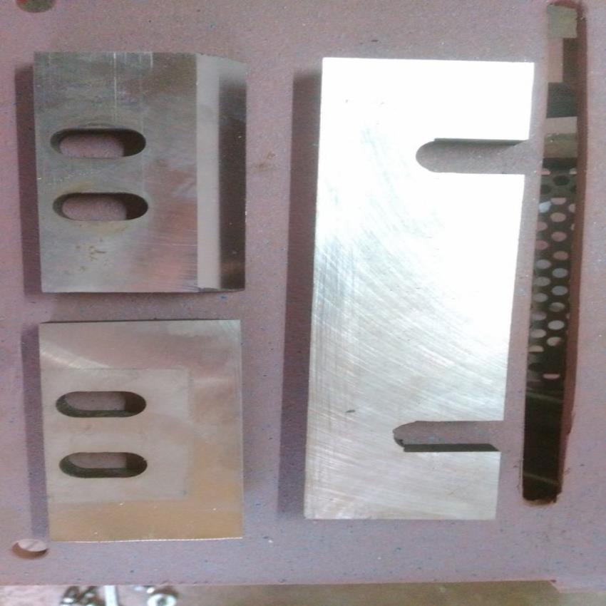 Plastic Grinder Crusher Blade, Hardened High Speed Steel