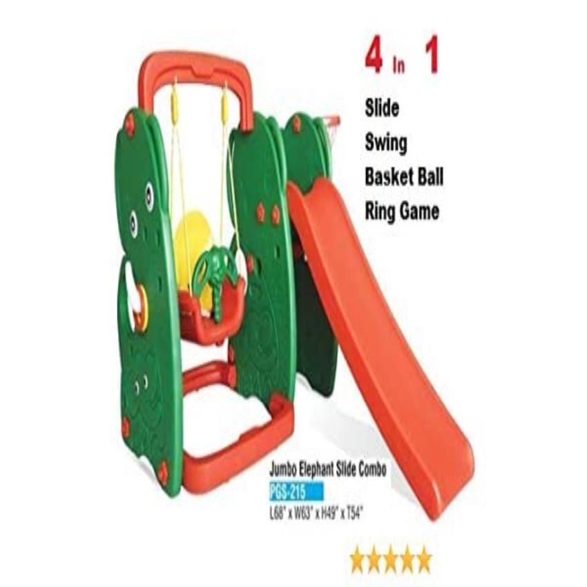 Plastic Jumbo Elephant Slide, For Play Area, Play School, Age Group: 2-6