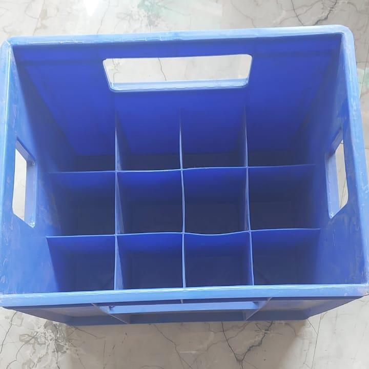 Square Plastic Milk Pak Crate