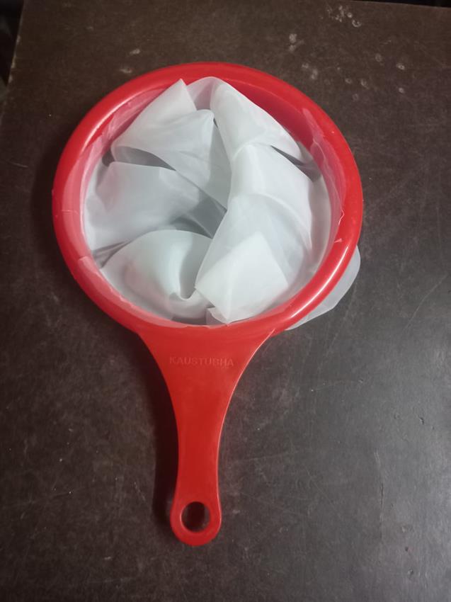 Orange Plastic Milk Filter