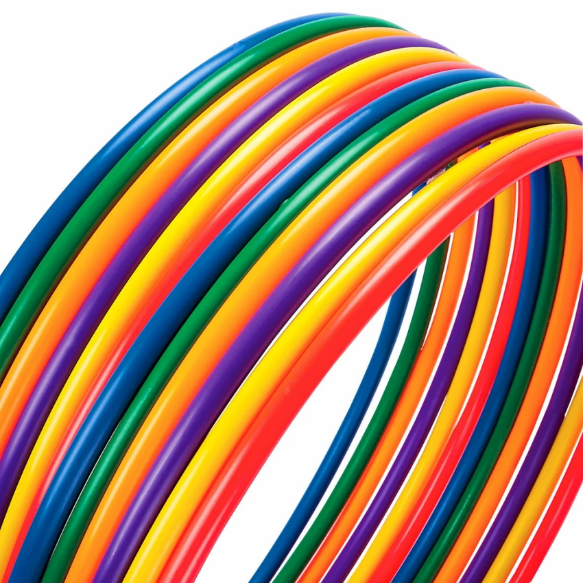 Plastic Multicolor Hula Hoop