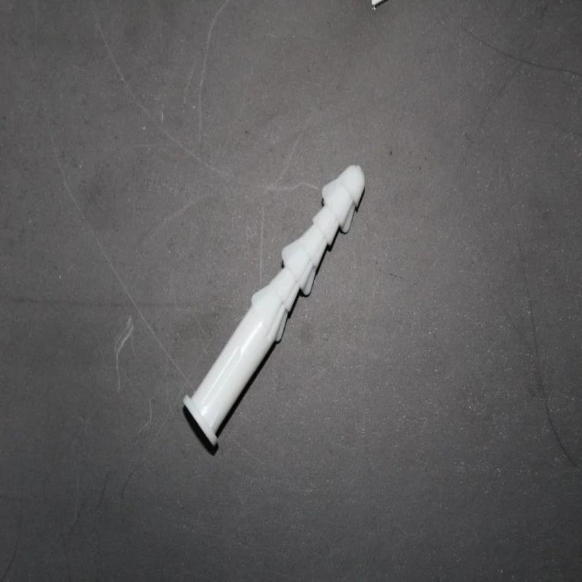 Plastic PVC Fisher Plug, White, All Purpose