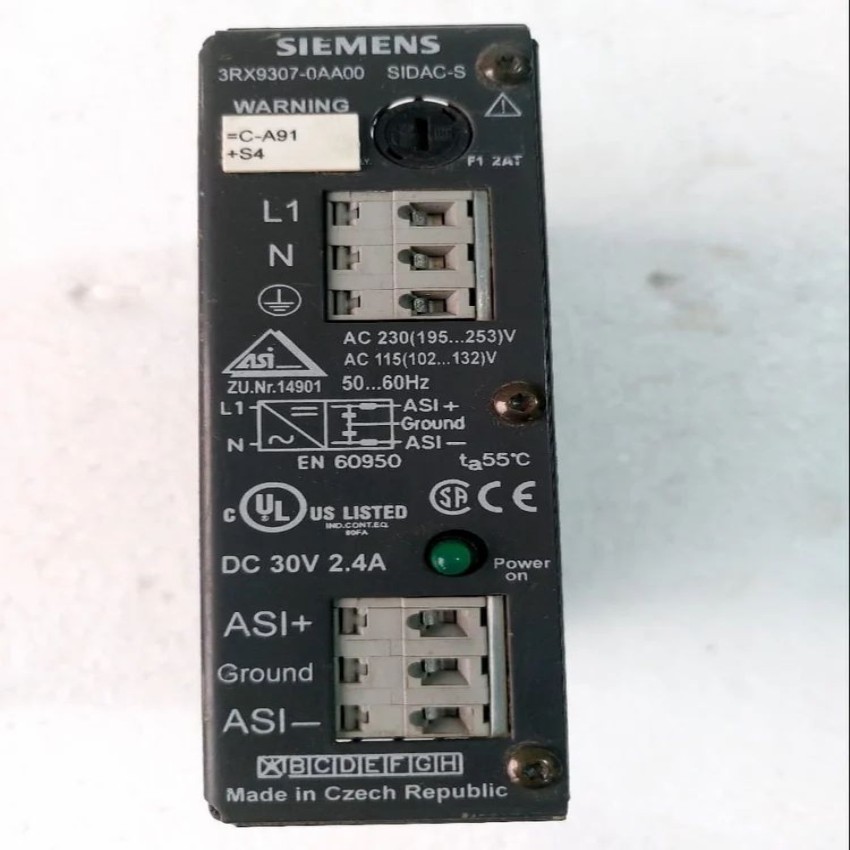 Siemens Plastic Power Supply Profibus Connector