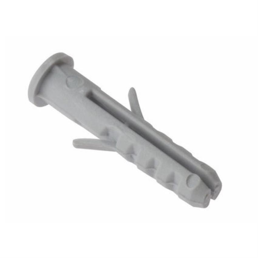 Plastic White Wall Plug, 25x8mm, Electrical Use