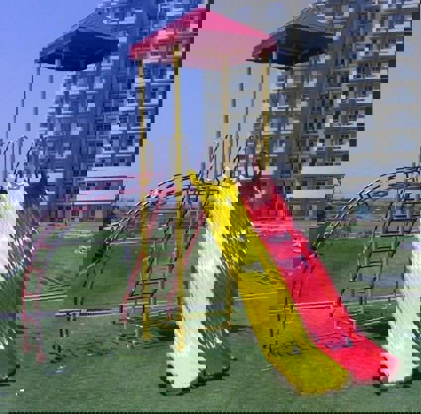 Playground FRP Wave Slide