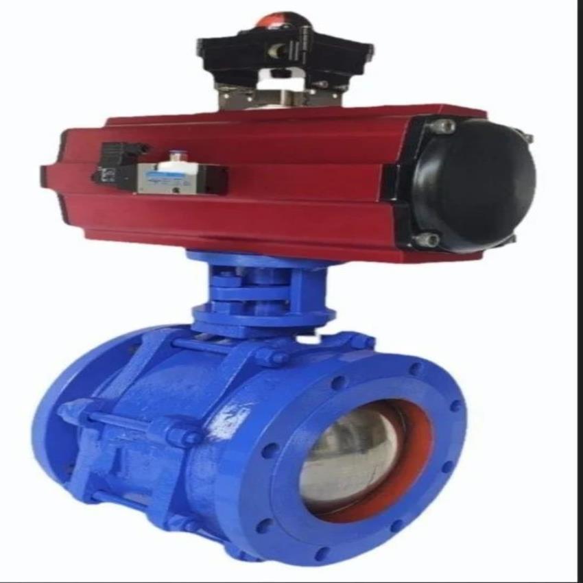 Pneumatic Actuator Flanged Valve