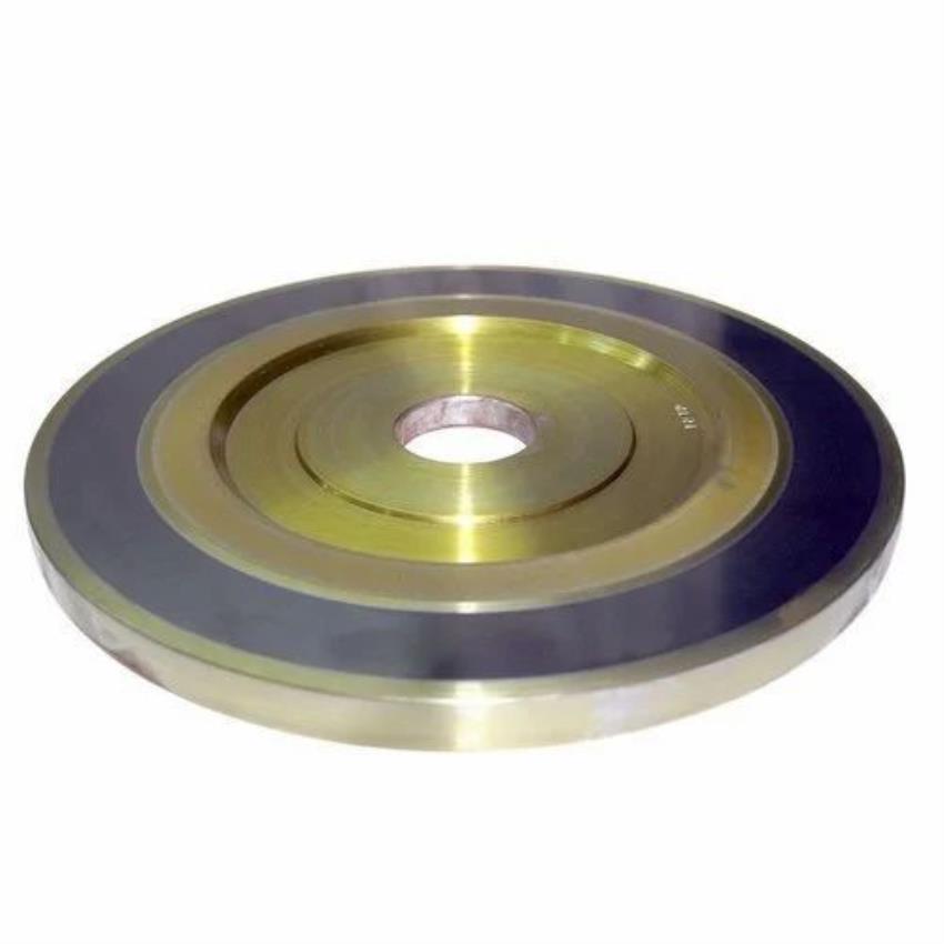 Polished Silver SS Diamond Cutting Scaife, 90 Deg