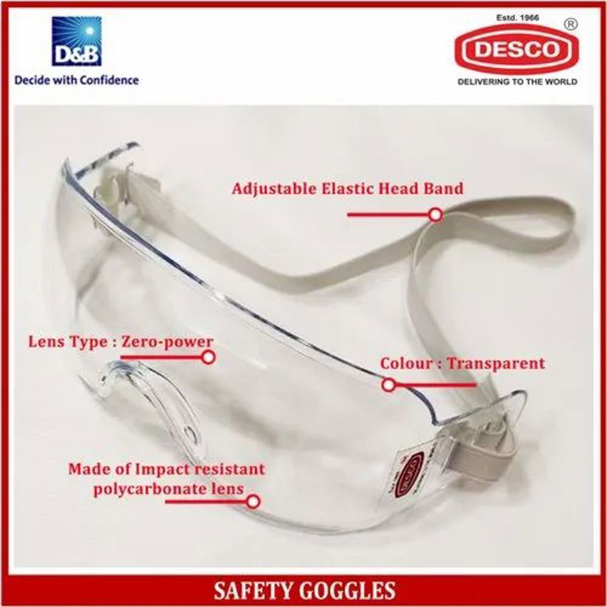 Polycarbonate Safety Goggles