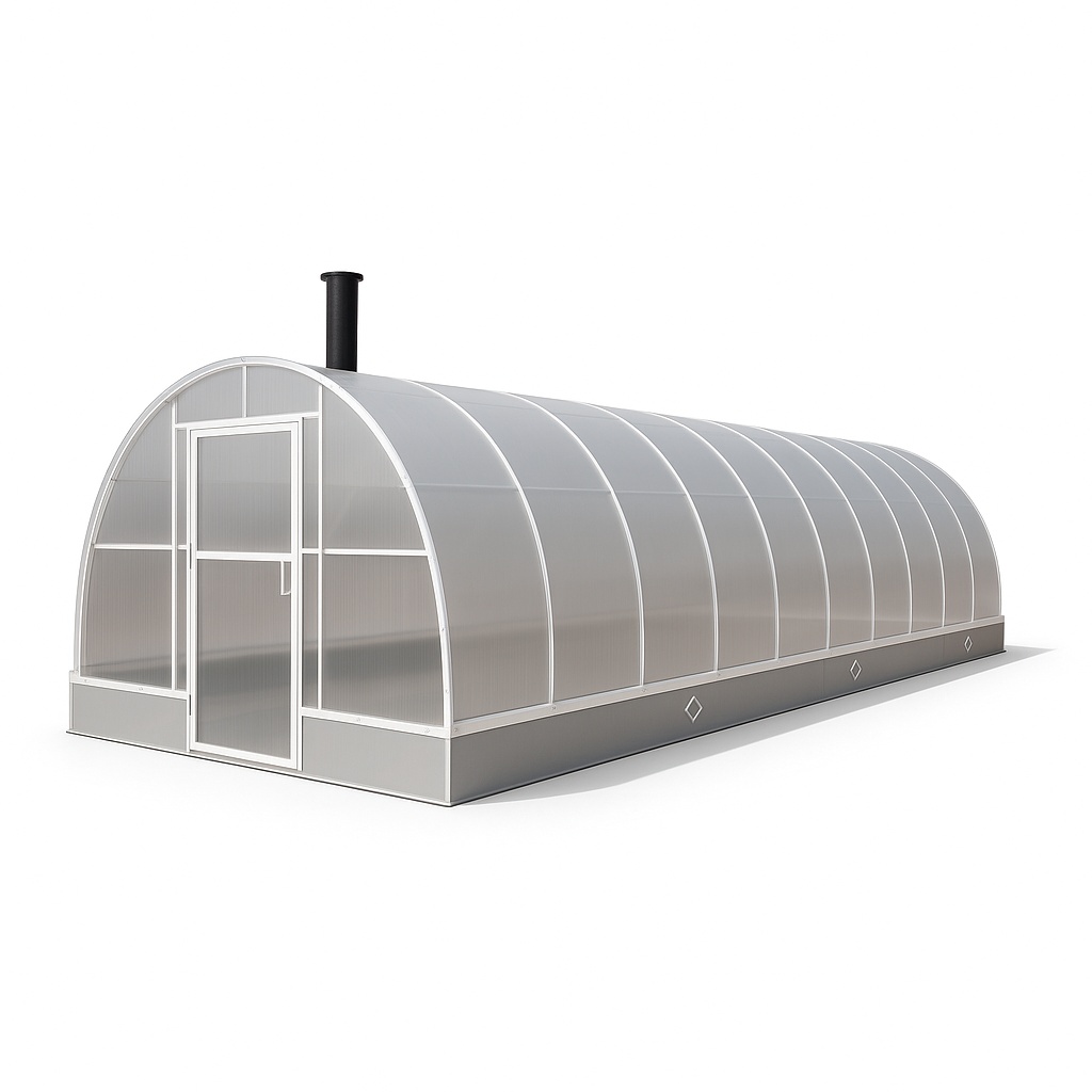 Polycarbonate Vegetable Tunnel Dryer 500 kg