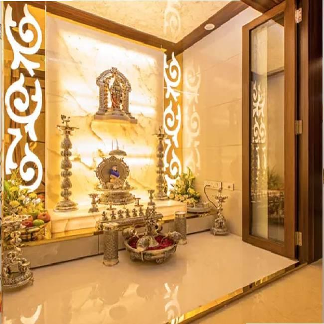 Custom Pooja Room Decor