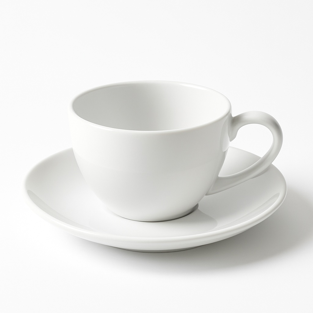 Acrylic Porcelain Tea Cup