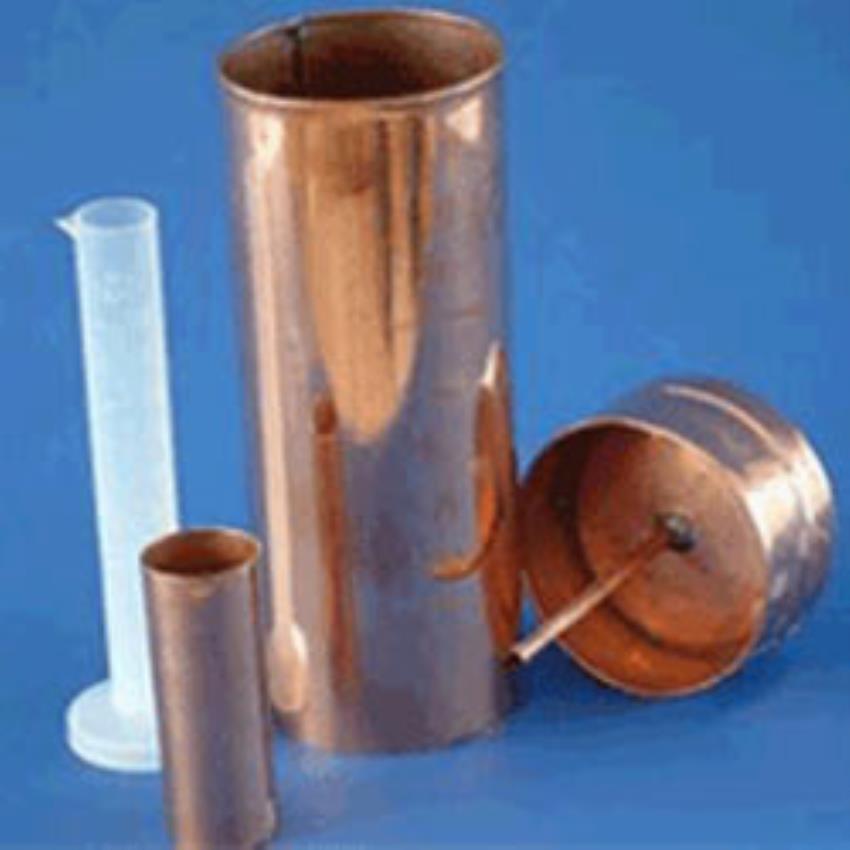Portable Copper Rain Gauge