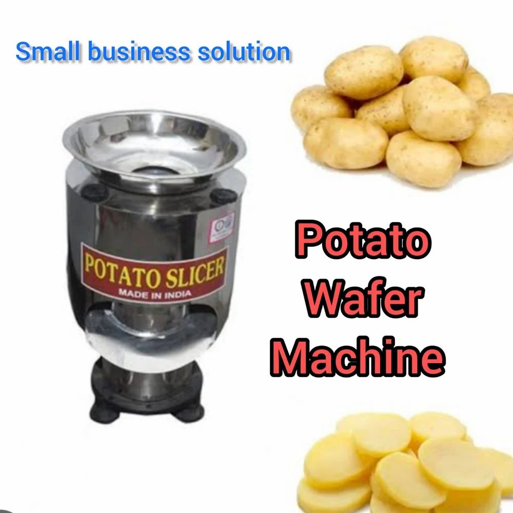Potato Wafer Making Machine, For Industrial, Capacity: 200 kg/hr