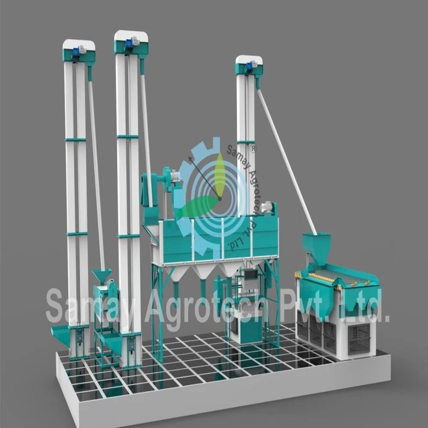 Industrial Powder Coated Grain Cleaning Machine