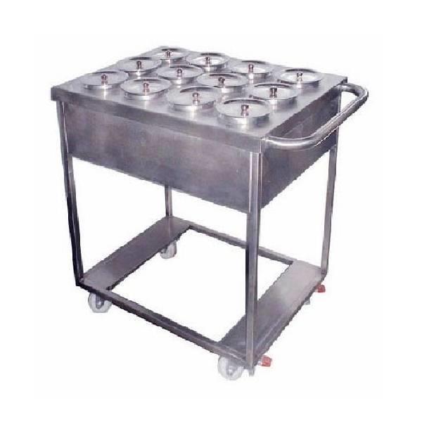 Powder Coated SS Spice Trolley
