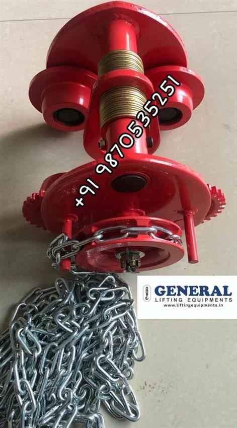 Power Horse MS Geared Trolley, 1000 Kg Capacity