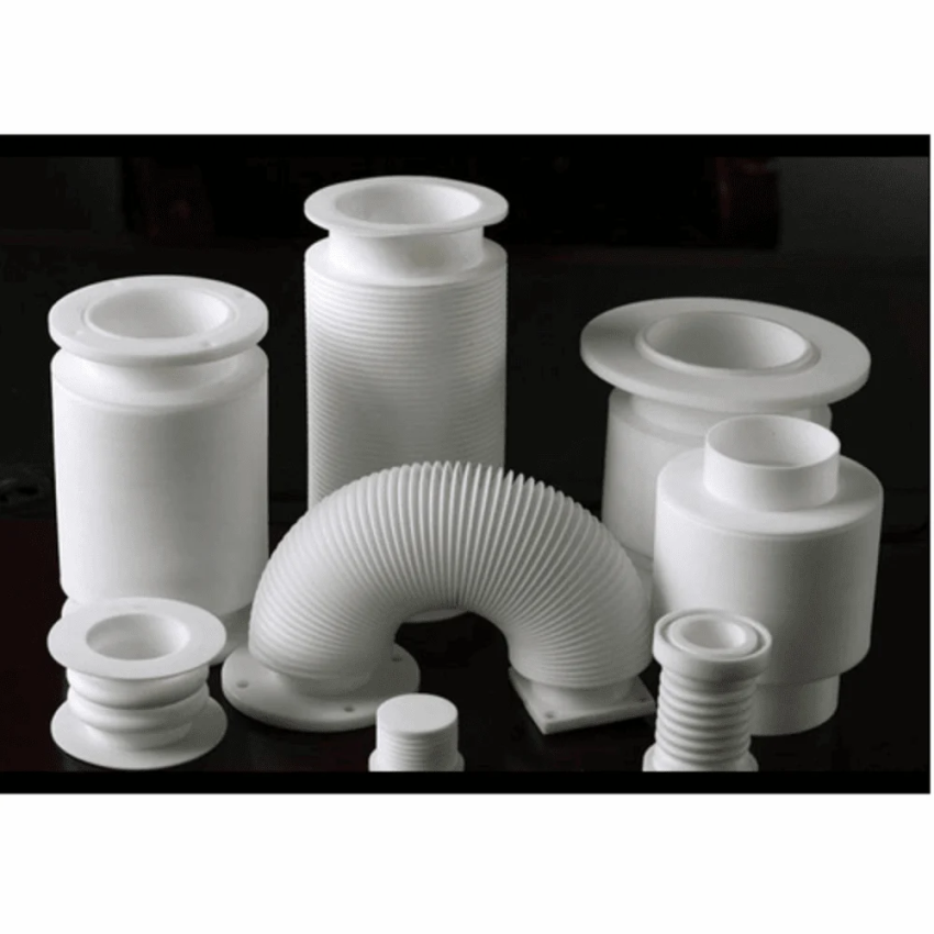 White PTFE Industrial Bellow