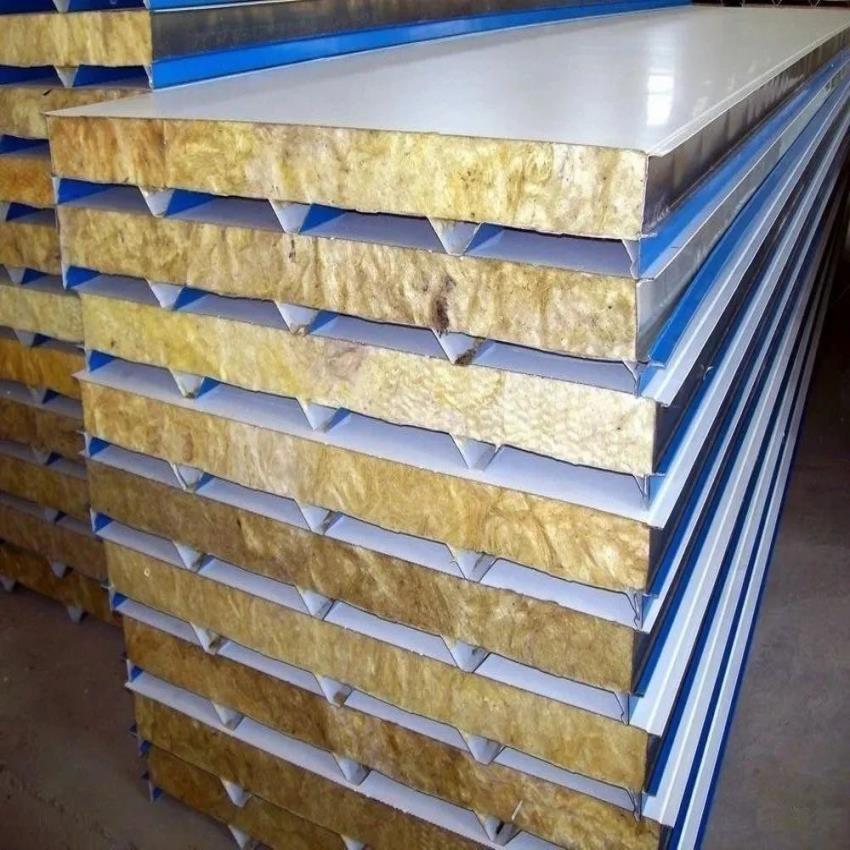 PPGI Coated Rockwool Wall Panel
