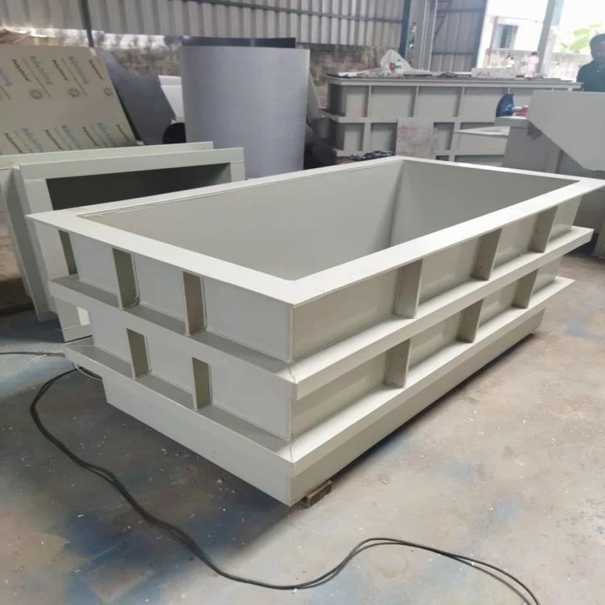 PPH Rectangular Chemical Electroplating Tank