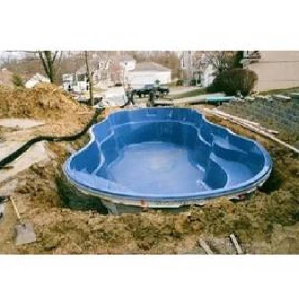 Blue Outdoor FRP Pool
